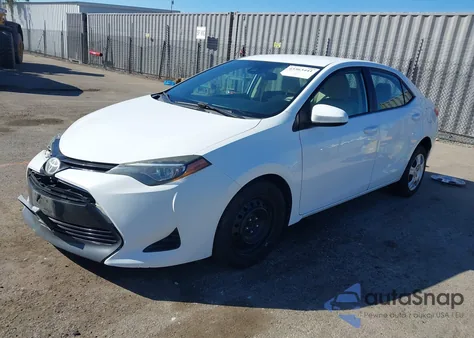 2018 Toyota Corolla Le from USA, damaged, VIN 2T1BURHE8JC038374